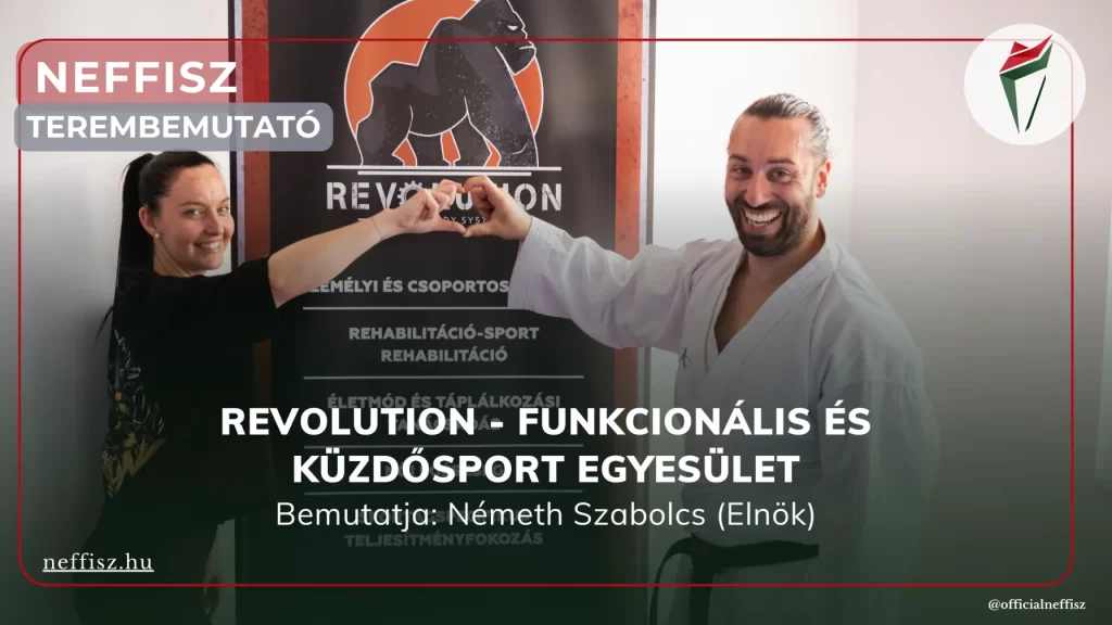 Revolution Sportegyesület elnökével Németh Szabolcs készített interjú a Revolution SE teremben